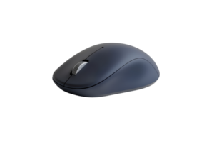 Sleek wireless computer mouse on a transparent background. perfect for offices, home use, and professional settings. png