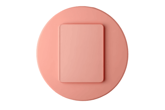 mínimo rosado 3d redondo en capas resumen diseño, geométrico formas, Arte objeto en transparente antecedentes. moderno sencillo decoración png