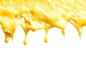 Close-up of melted cheese dripping, evoking a sense of indulgence and deliciousness in every bite. png