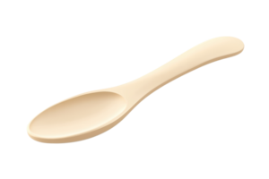 High-quality wooden spoon isolated on a transparent background. Ideal for cooking, kitchenware, and culinary purposes. Simple and elegant design. png