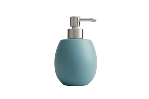 modern Blau Seife Spender mit ein glatt Design und rostfrei Stahl Pumpe. Ideal zum Badezimmer oder Küche verwenden. perfekt zum Flüssigkeit Seife oder Lotion. png