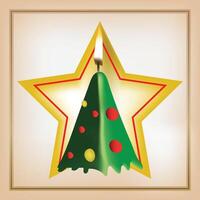 A unique candle design for Christmas vector