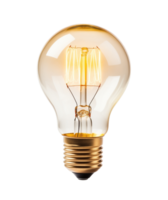Light bulb isolated on transparent background png