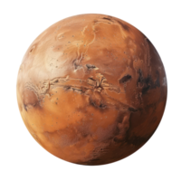 Mars isolate on transparency background png