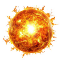 sun isolate on transparency background png