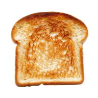 Bread Toast front view full length isolate on transparency background png
