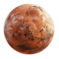 Mars isolate on transparency background png