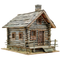 Log Cabin isolate on transparency background png