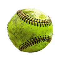 Softball isolate on transparency background png