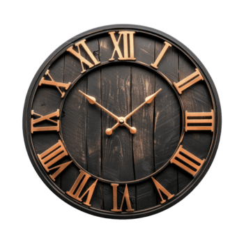 modern klocka främre se full längd isolera på genomskinlighet bakgrund png