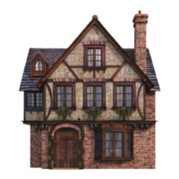 Coach House front view full length isolate on transparency background png