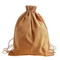 Drawstring Bag isolate on transparency background png