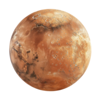 Mars isolate on transparency background png