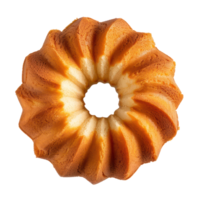 Poundcake top view full length isolate on transparency background png