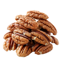 Heap of Pecans isolate on transparency background png