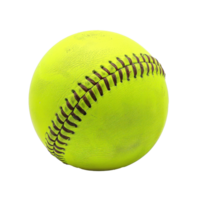 Softball isolate on transparency background png