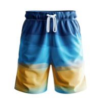 3d shorts for men swimming template isolate on transparency background png