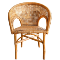 Rattan Chair isolate on transparency background png