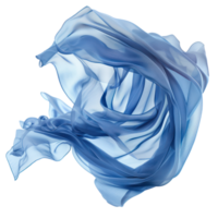 floating fabric blowing isolate on transparency background png