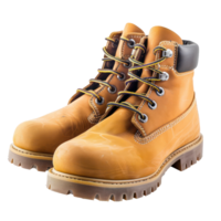 Construction worker boots isolate on transparency background png