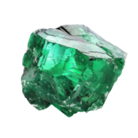 Emerald isolate on transparency background png