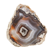 Beautiful Agate front view isolate on transparency background png
