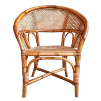Rattan Chair isolate on transparency background png