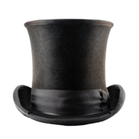 Top Hat front view full length isolate on transparency background png