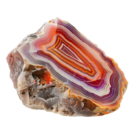 Beautiful Agate side view isolate on transparency background png