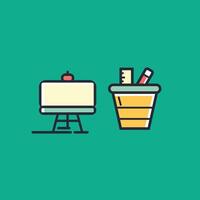 Board icon logo design simple vector