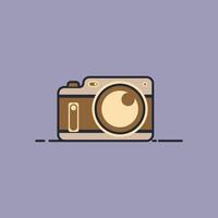 camera icon logo design simple vector