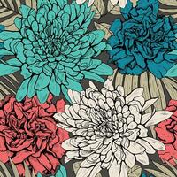Floral seamless pattern for fabrics, wrapping paper or any disign vector