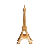 Eiffel Tower miniature isolated on transparent background png