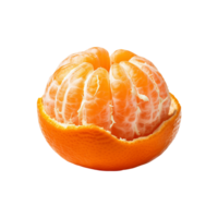 Fresh Mandarin orange on transparent background png