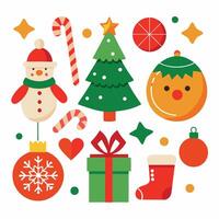 Merry Christmas Design Elements vector