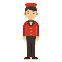 What It's Like to Be a Waiter in a Hotel vector