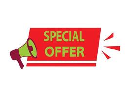 Bold Special Offer Label for Modern Marketing Graphics vector