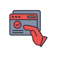 user experience icon. .Editable stroke.linear style sign for use web design,logo.Symbol illustration. vector