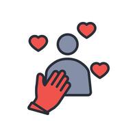 sincerity icon. .Editable stroke.linear style sign for use web design,logo.Symbol illustration. vector