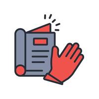 truth icon. .Editable stroke.linear style sign for use web design,logo.Symbol illustration. vector