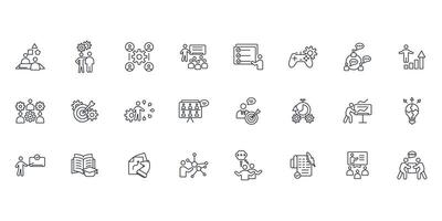 Workshop icon set..Editable stroke.linear style sign for use web design,logo.Symbol illustration. vector