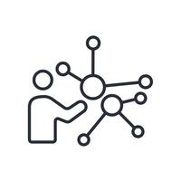 interactive icon. .Editable stroke.linear style sign for use web design,logo.Symbol illustration. vector