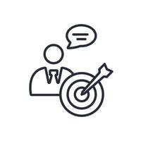 coaching icon. .Editable stroke.linear style sign for use web design,logo.Symbol illustration. vector