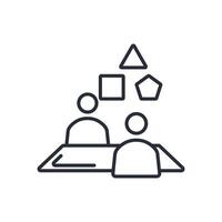 Workshop icon. .Editable stroke.linear style sign for use web design,logo.Symbol illustration. vector
