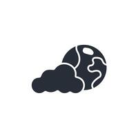 atmosphere icon. .Editable stroke.linear style sign for use web design,logo.Symbol illustration. vector
