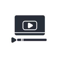 player icon. .Editable stroke.linear style sign for use web design,logo.Symbol illustration. vector