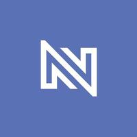 Initial Letter N Design vector