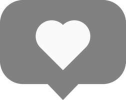 Balloon with heart. Simple heart icon. vector