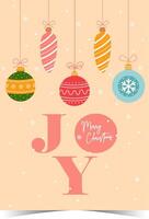 Hand drawn Merry Christmas time greeting cards template and backgrounds vector