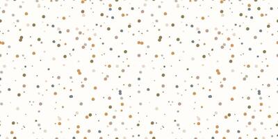 Seamless confetti pattern with dots. Pastel boho bolts. Bohemian background for wrapping paper. Abstract pastel splatter. For print templates or textiles. vector